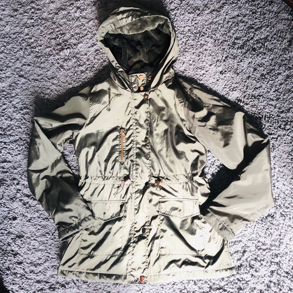❌SOLD Military green, soft and warm jacket